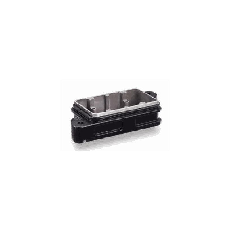 Embase encastrée 6B, Aluminium moulé sous pression, acier inoxydable, IP68/IP69K, Sortie basse